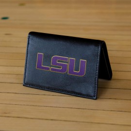 NCAA Rico Industries Embroidered Leather Trifold Wallet, Miami Hurricanes, 3.25 x 4.25-inches