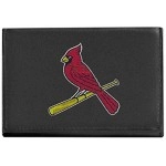 MLB St. Louis Cardinals Embroidered Genuine Cowhide Leather Trifold Wallet