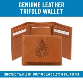 NFL Rico Industries Embossed Leather Trifold Wallet, Cincinnati Bengals