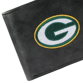 NFL Rico Industries Embroidered Leather Billfold Wallet, Denver Broncos