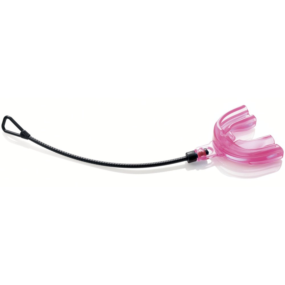 Shock Doctor Braces Strapped Mouthguard (Pink, Youth)