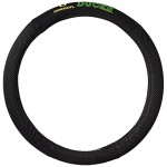 Fremont Die NCAA Oregon Ducks Poly-Suede Steering Wheel Cover, Fits Most Standard Size Steering Wheels, Black/Team Colors