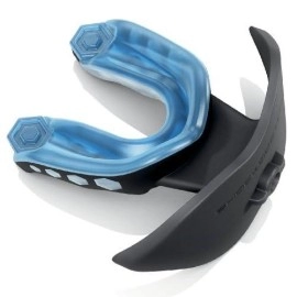 Shock Doctor Gel Max Lip Guard Convertible Mouthguard (Blue And Black, Youth)