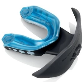 Shock Doctor Gel Max Lip Guard Convertible Mouthguard (Blue And Black, Youth)