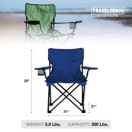 TravelChair C-Series Rider Chair, Foldable, Blue