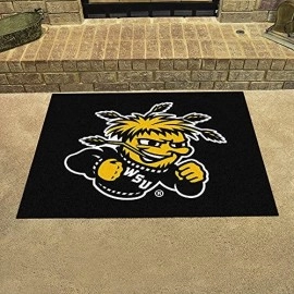 Fanmats Ncaa Wichita State University Shockers Nylon Face All-Star Rug