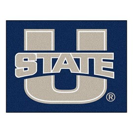 Fanmats 2534 Utah State Aggies All-Star Rug - 34 In. X 42.5 In. Sports Fan Area Rug, Home Decor Rug And Tailgating Mat