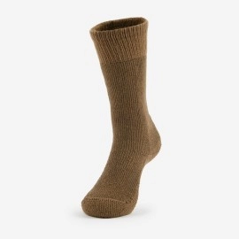 Thorlos Unisex MCB Combat Thick Padded Sock, Coyote Brown, Large