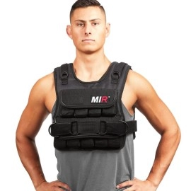 Mir 50Lbs Short Adjustable Weighted Vest