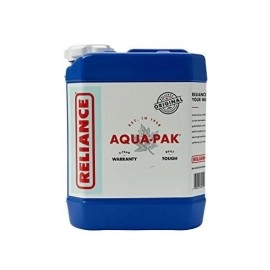 Reliance Products Aqua-Pak 2.5 Gallon Rigid Water Container Blue, 9.3 Inch X 7.5 Inch X 12.0 Inch