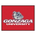 Fanmats Home Indoor Sports Team Logo Mat Gonzaga All-Star Rugs 34X45