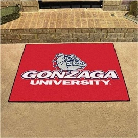 Fanmats Home Indoor Sports Team Logo Mat Gonzaga All-Star Rugs 34X45