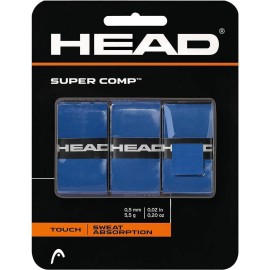 Head Super Comp Racquet Overgrip - Tennis Racket Grip Tape - 3-Pack