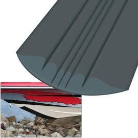 Megaware Keelguard Boat Keel And Hull Protector, 8-Feet (For Boats Up To 22Ft), Charcoal