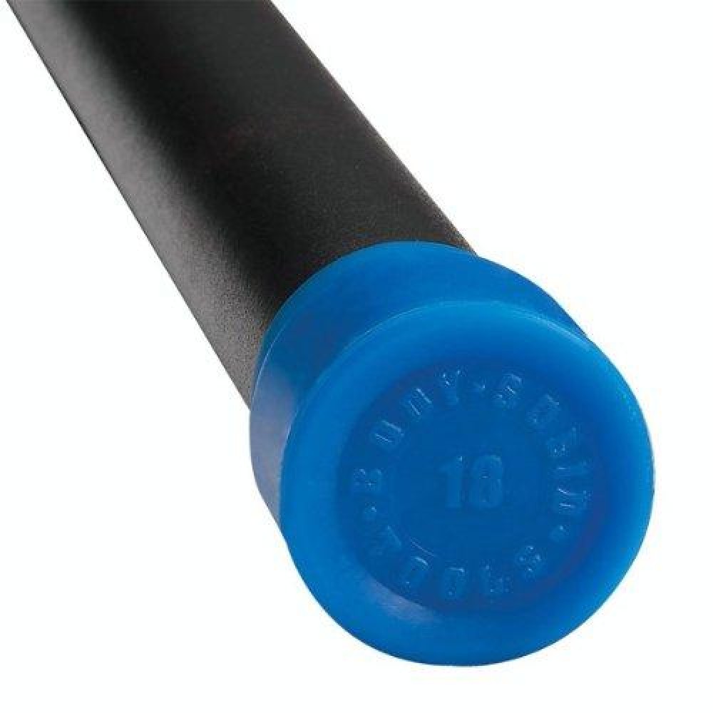 18 lb. Padded Weighted Bar - Blue