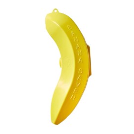 Banana Saver On The Go, Lunch Box Ready Banana Case (Without Carabiner) Yellow Small