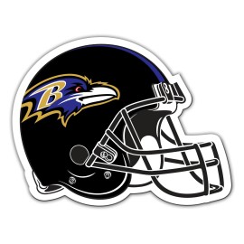 Fremont Die NFL Baltimore Ravens Vinyl Helmet Magnet, 12