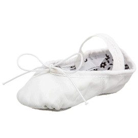 Capezio Girls Daisy 205 Ballet Shoe (Toddlerlittle Kid),White,95 N Us Toddler