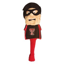 Team Golf NCAA Texas Tech Red Raiders Mascot Golf Club Headcover, Fits most Oversized Drivers, Extra Long Sock for Shaft Protection, Officially Licensed Product, Multi Team Color, One Size, (PV2372685)