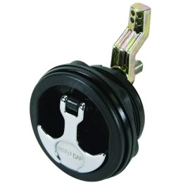 Whitecap S-0226BC T-Handle Latch with Keyed Lock - Black 3