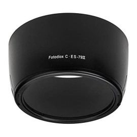 Fotodiox Lens Hood Replacement For Es-79Ii Compatible With Canon Ef 85Mm F/1.2L Usm And Ef 80-200Mm F/2.8L Lenses
