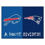 Nfl House Divided - Patriots / Bills House Divided Rug