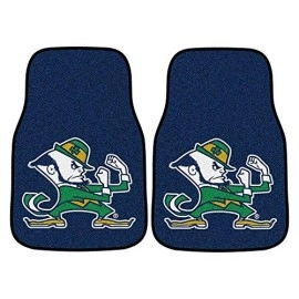 Fanmats Notre Dame Fighting Irish Carpeted Car Mats