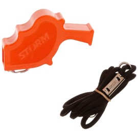 Markwort Storm Safety Whistle with 19-Inch Black Lanyard (Color May Vary)
