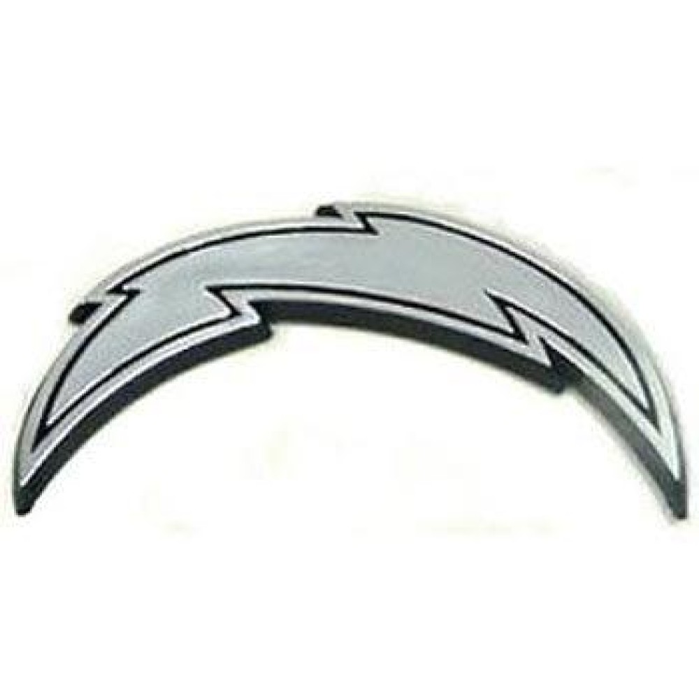 FANMATS 60282 Los Angeles Chargers Molded Chrome Plastic Emblem