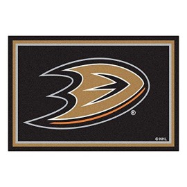 Fanmats 10633 Nhl Anaheim Ducks Rug, 5 X 8