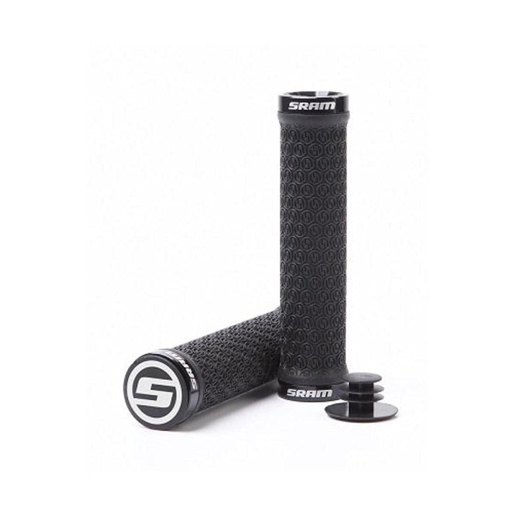 Sram Locking Grips With Clamps And Plugs (Black)