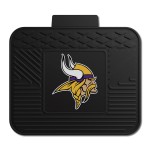 FANMATS 9984 Minnesota Vikings Back Row Utility Car Mat - 1 Piece - 14in. x 17in., All Weather Protection, Universal Fit, Molded Team Logo