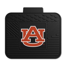 FANMATS 10085 Auburn Tigers Back Row Utility Car Mat - 1 Piece - 14in. x 17in., All Weather Protection, Universal Fit, Molded Team Logo