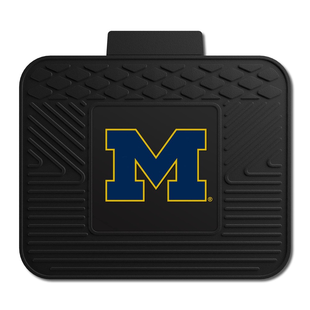 FANMATS - 10091 NCAA University of Michigan Wolverines Vinyl Utility Mat Black 14