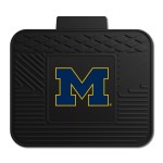 FANMATS - 10091 NCAA University of Michigan Wolverines Vinyl Utility Mat Black 14