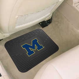 FANMATS - 10091 NCAA University of Michigan Wolverines Vinyl Utility Mat Black 14