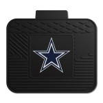 FANMATS 9999 Dallas Cowboys Back Row Utility Car Mat - 1 Piece - 14in. x 17in., All Weather Protection, Universal Fit, Molded Team Logo