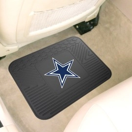 FANMATS 9999 Dallas Cowboys Back Row Utility Car Mat - 1 Piece - 14in. x 17in., All Weather Protection, Universal Fit, Molded Team Logo