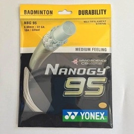 Yonex Nanogy 95 Badminton Silver Gray