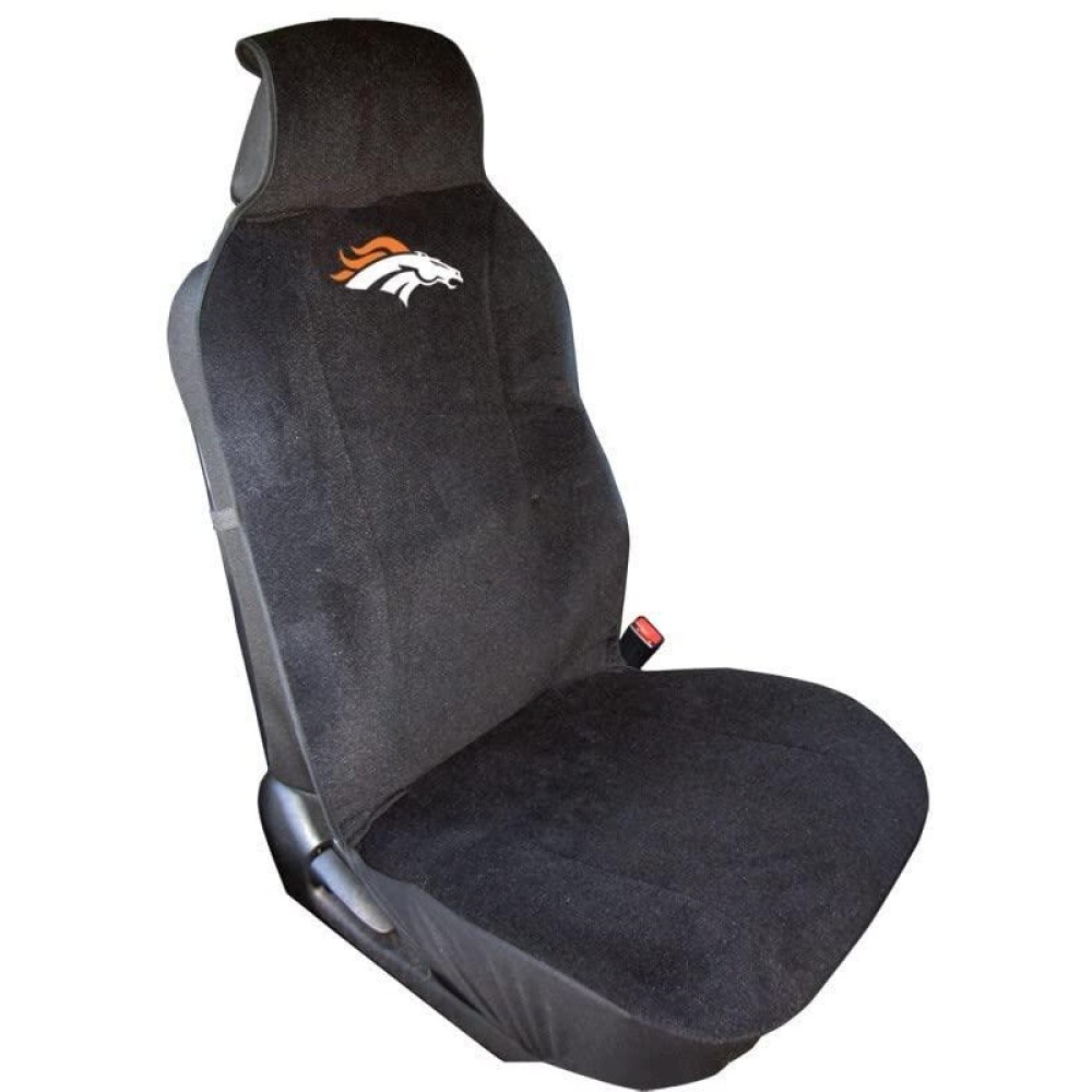 Fremont Die NFL Denver Broncos Car Seat Cover, Standard, Black/Team Colors