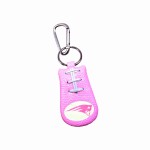 New England Patriots Pink NFL Football Keychain