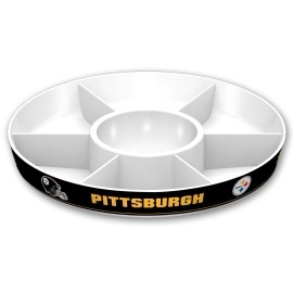 Fremont Die Nfl Pittsburgh Steelers Party Platter 14.5 Diameter 14.5 Diameter Whiteteam Colors