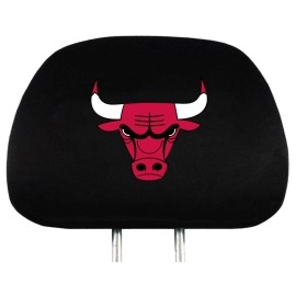 NBA Chicago Bulls Head Rest Covers, 2-Pack