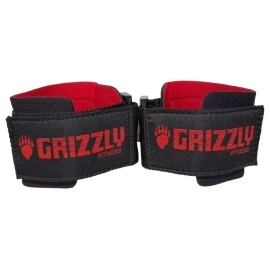 Grizzly Fitness Power Weight Training Wrist Wraps for Men and Women | Sold in Pairs | One-Size | Used by Pros to provide Wrist support | Durable stitched with comfortable Neoprene padding | Velco Closure