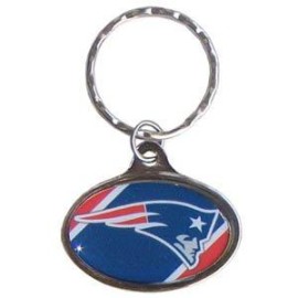 Nfl Siskiyou Sports Fan Shop New England Patriots Chrome Key Chain One Size Team Colors