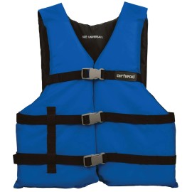 AIRHEAD Adult General Purpose Life Jacket, Coast Guard Approved, Super Large, Blue
