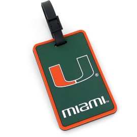 Aminco NCAA Miami Hurricanes Soft Bag Tag , Size 7.5