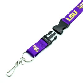 LSU Tigers Lanyard Team, CLC College Football/Basketball NCAA Louisiana State Gifts and Merchandise