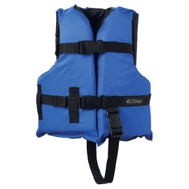 Onyx General Purpose Boating Life Jacket Youth, Blue (103000-500-002-12)