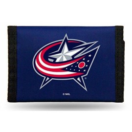 NHL Rico Industries Columbus Blue Jackets Nylon Tri-Fold Wallet Nylon Tri-Fold Wallet